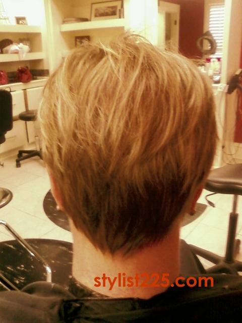 Pictures Of Hairstyles For Short Fine Hair. Short razored hair cut creates