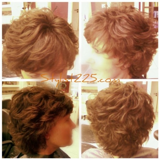 I chose a permanent wave solution that is very gentle and explained that she 